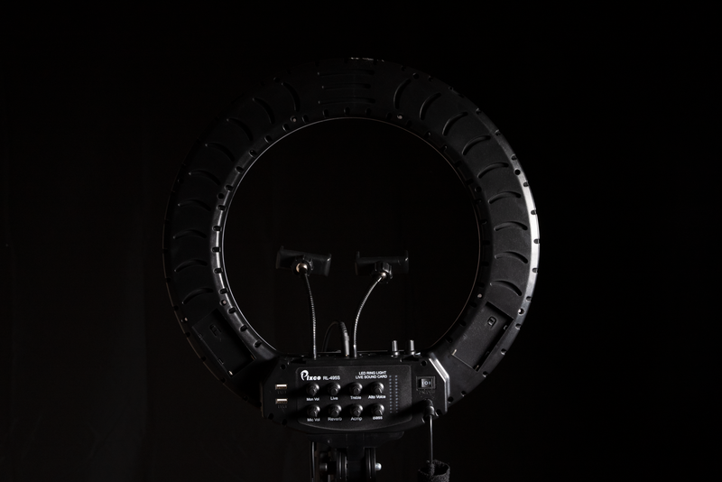 18 Inches LED Ring Light with Built-in Sound Card